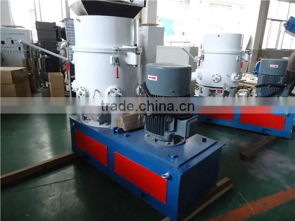 Big capacity plastic film agglomerator with belt conveyor