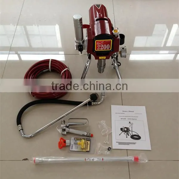 Piston type airless paint sprayer with promotion price