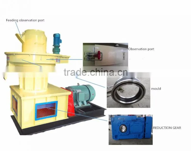 Wood processing biomass industrial wood pellet making machine