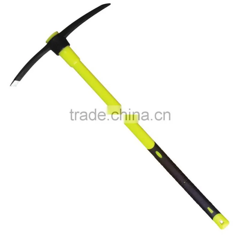 pp coated 65% pickaxe with fiberglass handle