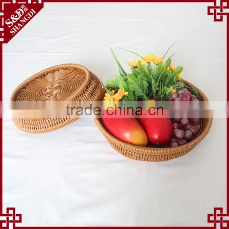 China factory hot sale picnic set basket PE wicker woven storage basket