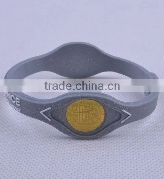 Hot sale!!! Most special promotion gift energy silicon bracelet charms fashion bracelets 2013