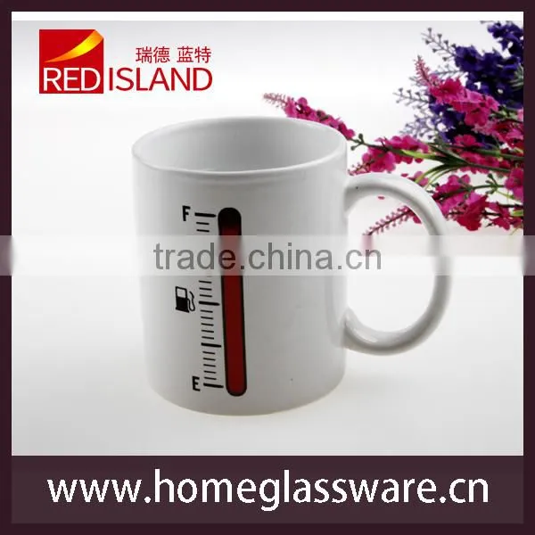 Thermometer Color Heat Sensitive Changing Mug Ceramics Cup