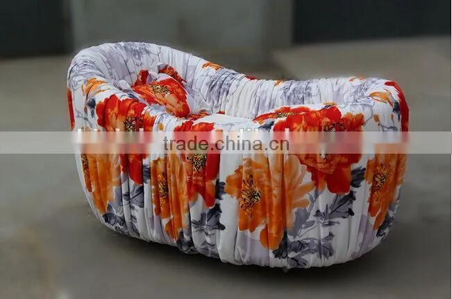 BISINI Solid Wood with Fabric Upholstered Baby Bed, Comfortable Baby Crib, Environmental Friendly Material Baby Cot (BF01-X1193)