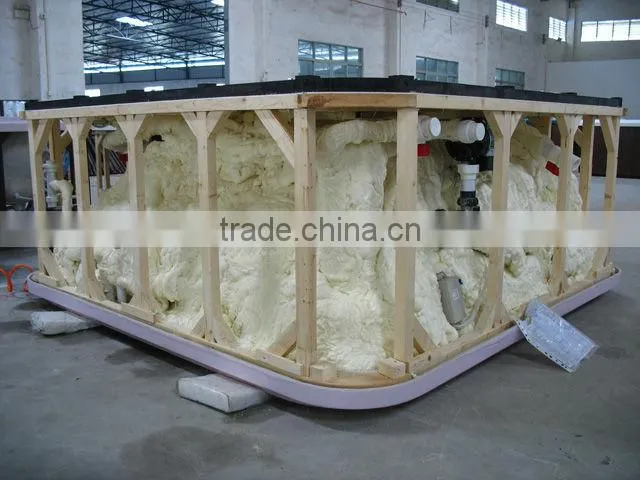 A860 Balck Massage Whirlpools and Bathtub for 7 ~ 8 Person