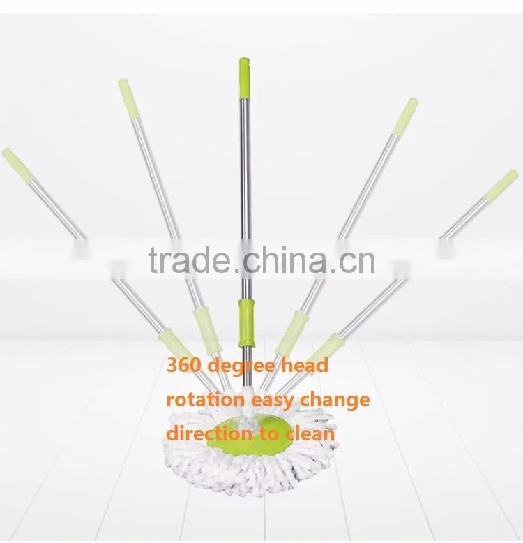 Vivinature Stainless Steel Deluxe Rolling Spin Mop