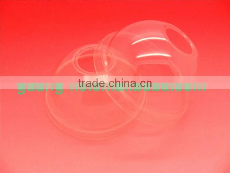 100%compostable pollution-free transparent plastic dome PLA cold drink cup lids