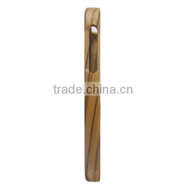 OEM custom 100% wood smart phone case,zebra wood cover for iPhone5 5C
