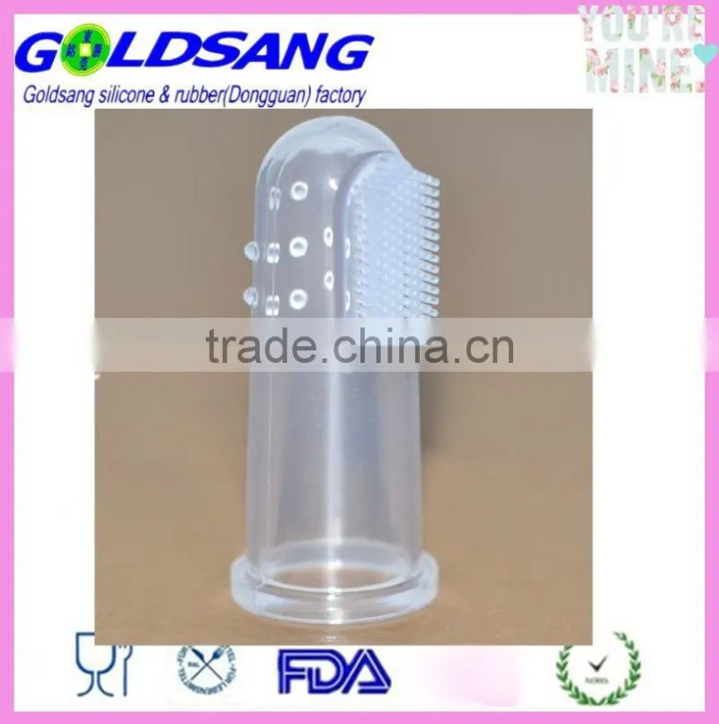 Baby Buddy Infant Finger Tooth Gum Brush Silicone Toothbrush