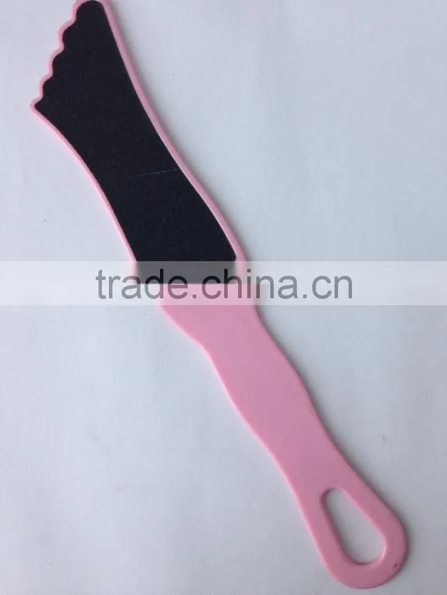 Plastic handle with ceramic foot file,foot smoother,pedicure foot file,