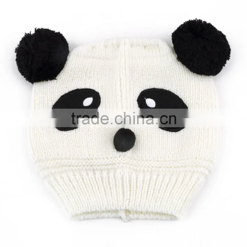 Lovely Animal Panda Baby Hats And Caps Kids Boy Girl Crochet Beanie Hats