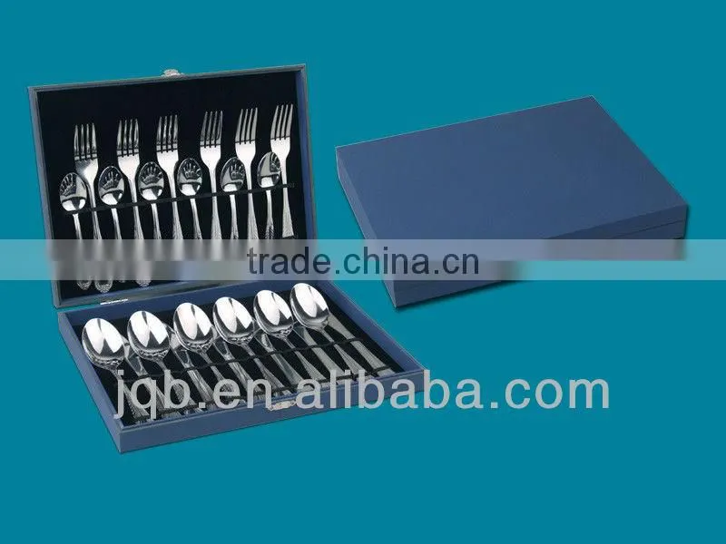 100% high quality low price 24pcs stainless steel cutlery set