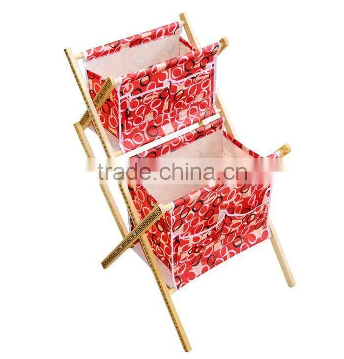 Folding book rack