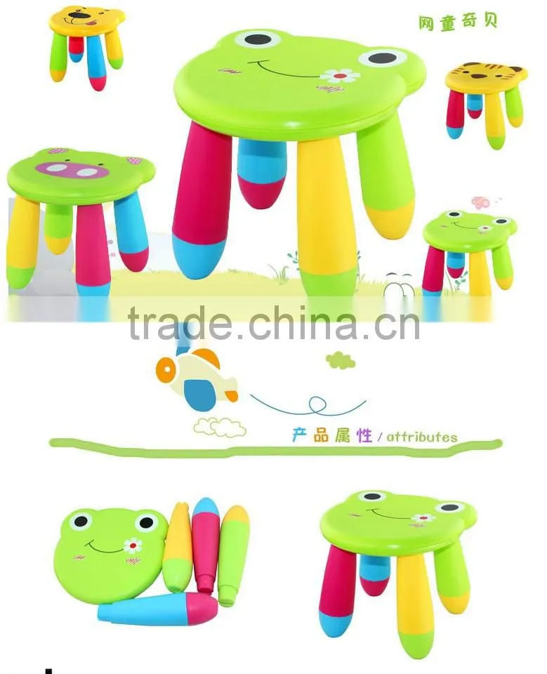 Prinitng Cartoon Logo Customized waterproof plastic folding chair