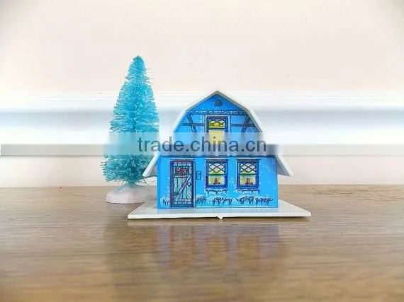Alpine Vintage Plastic Christmas House