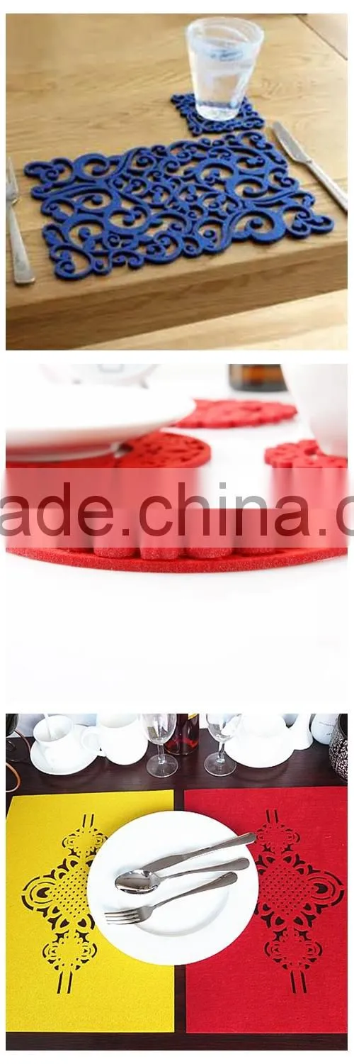 Non woven fabric felt placemat