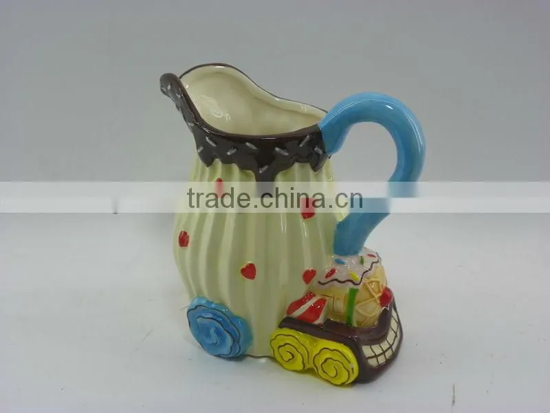 Newest Hot Sale Pumpkin Ceramic Kettle
