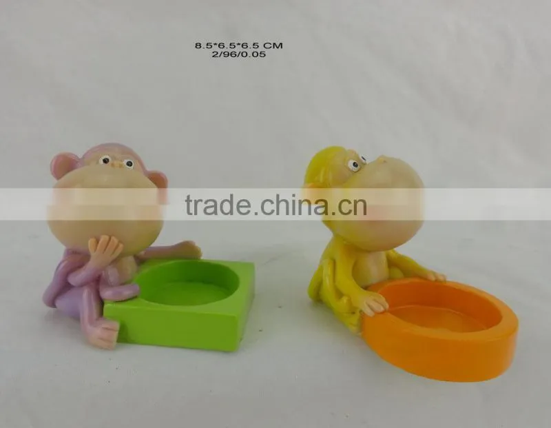 2016 russia promotional gift items polyresin monkey for sale