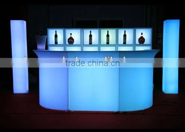 bar led table,illuminated Led reception counter