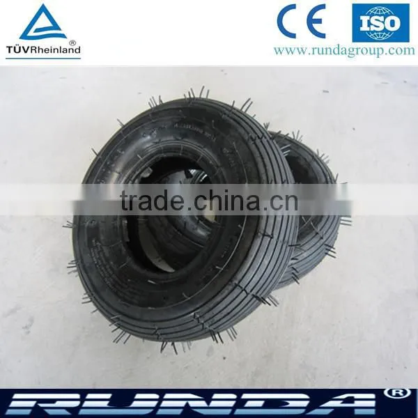line pattern tyre wheelbarrow tyre 400 6