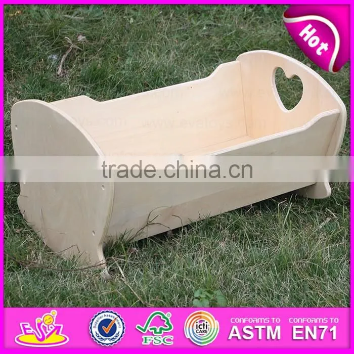 2016 New fashion baby toy wooden high chair for dolls W06B020