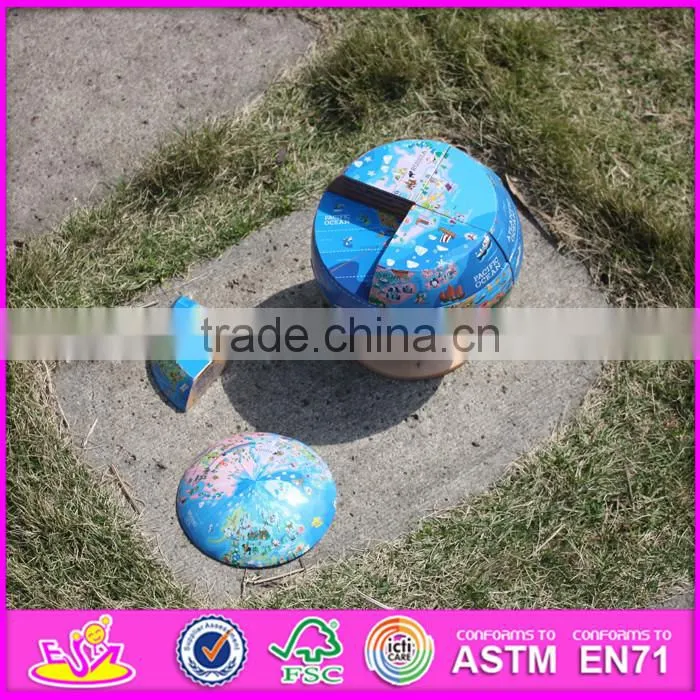 Best intelligent children wooden 3d puzzle ball W14G038