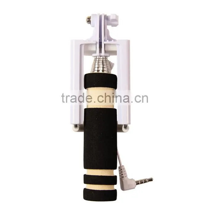 E2015 easy to carry pocket mini foldable selfie stick with high quality