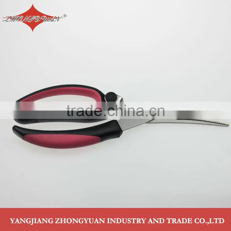 9 inches Stainless steel chicken bone scissors professional poultry shears with soft handle