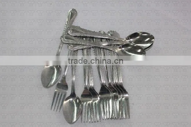 Hot-selling!!!! stainless steel dinnerware w/different designs