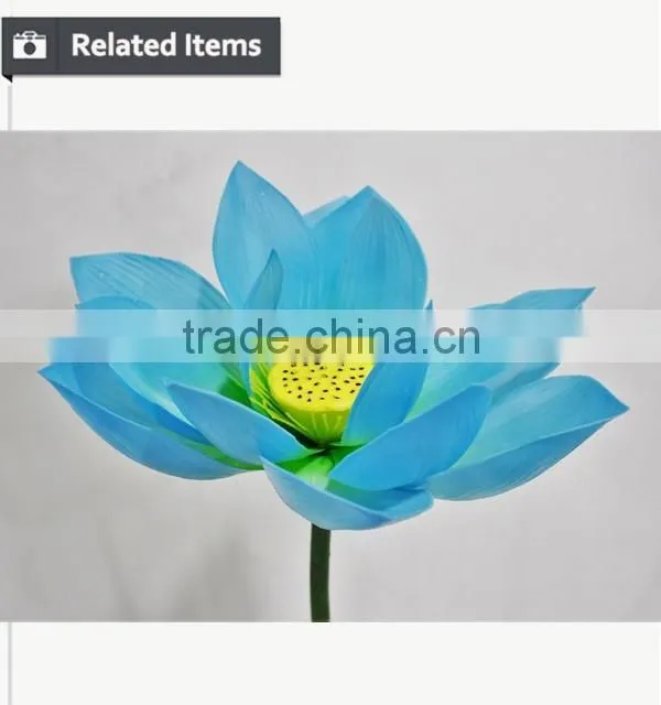 Best selling items artificial lotus flowers for wedding decoration