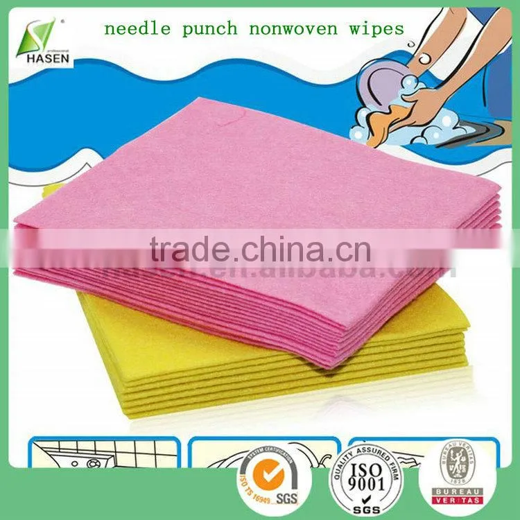 Hot selling rayon cleaning wipes household wiping nonwoven wipers