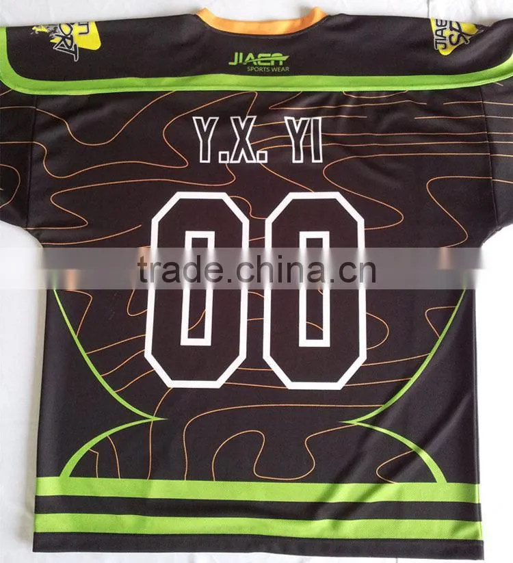 Cheap embroidered ice hockey gear / ice hockey wear china, accept Paypal