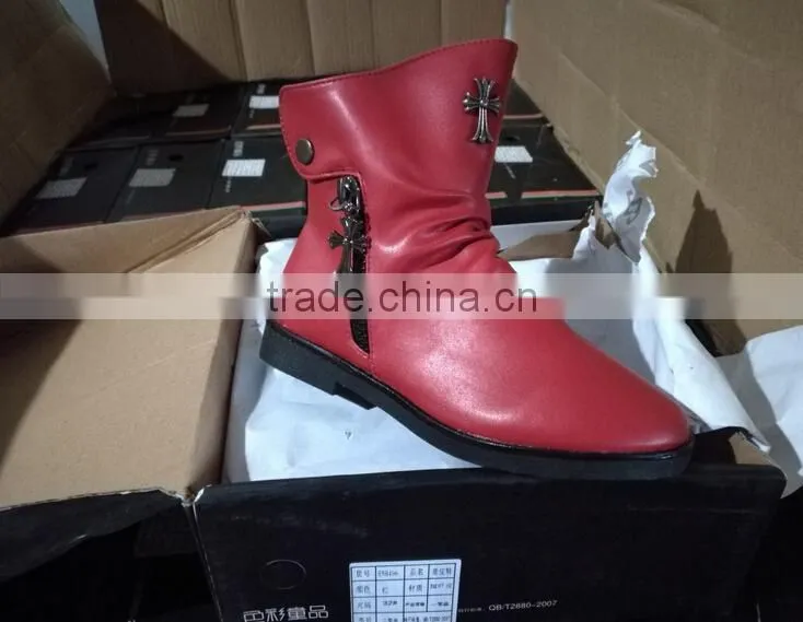 GZY Italy model fashion sole shoes kid boots wearable comfortable winter boots wholesale guangzhou 2017 stock