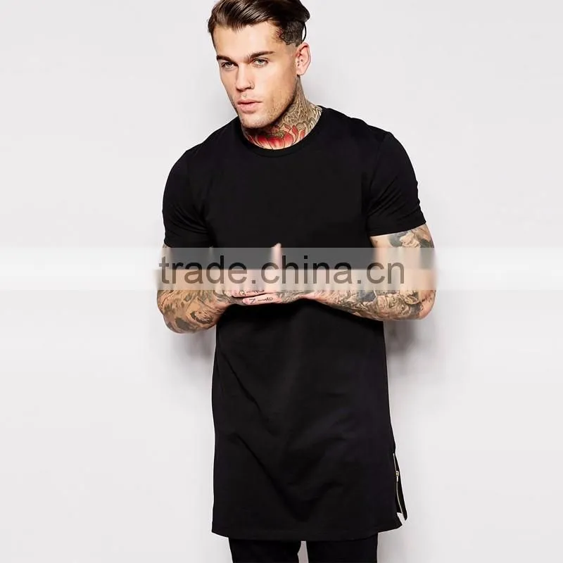 hip hop cotton tshirt plain blank tshirt no label man tshirt