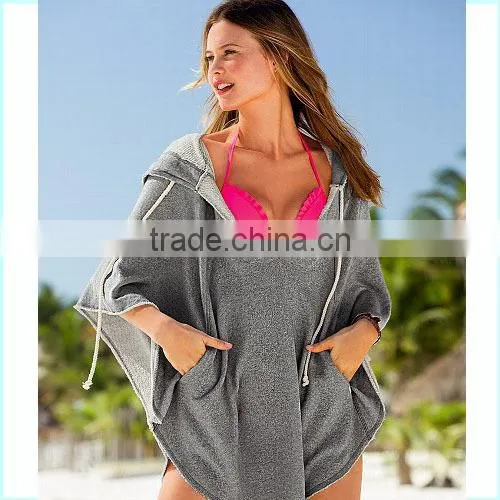 Alibaba china supplier wholesale hooded poncho towel adult