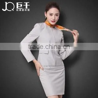 2017 New design ladies office wear white v-neck collar blouse for women