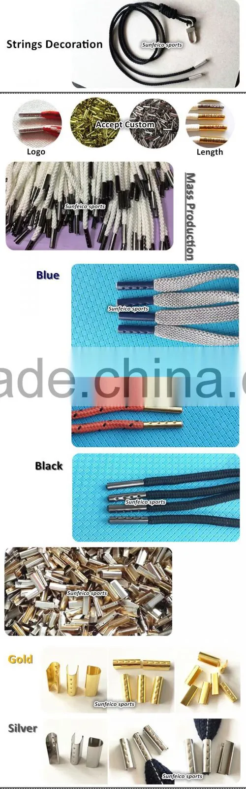 Customized Shoelace Bullet Metal Smooth Ends Aglet - Shoe Lace Tip Replacement - Cylinder Tips Metal Aglets DIY Shoe Lace Tips
