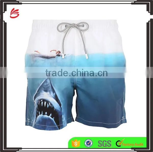 High quality custom embroidery pattern plain men swim short & beach shorts & board shorts