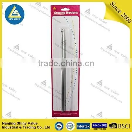 Sewing accessories type single headed best quality knitting needle crochet hook