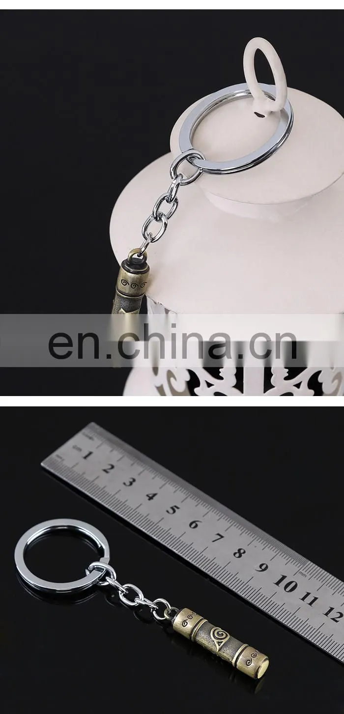 Naruto Scroll Key Chain Bronze Wholesale Hot New Anime Key Chain Naruto Key Chain