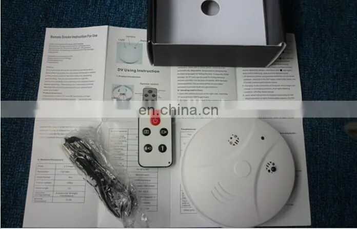 2015 new 720p Hidden Smoke Detector Model Camera Mini Camcorder audio video recorder mini camera Detection DV Surveillance DVR