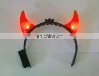party head band flashing devil horns
