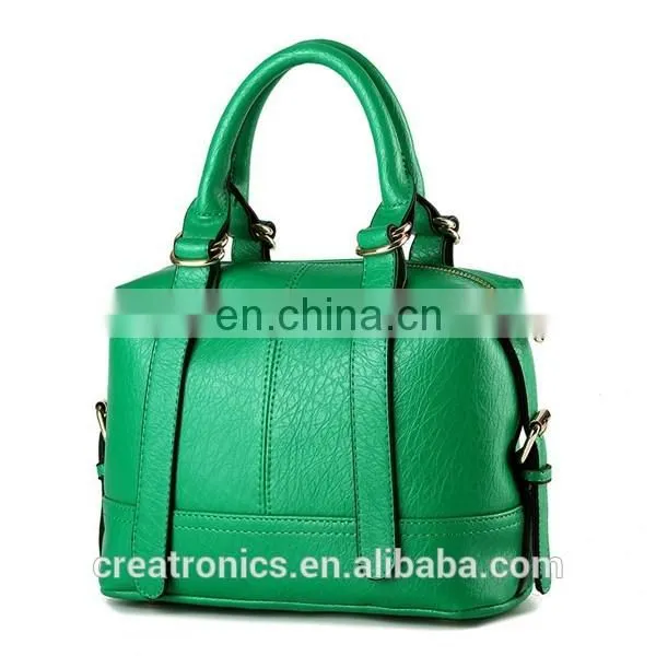 CR High quality control system pu matherial shoulder satchel bag green colors best selling high quality fashion handbags images