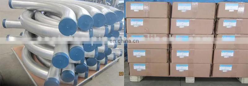 Lower Life-cycle cost normal trade size 30 degree rigid conduit elbows welded tubing pipe bends with UL listed