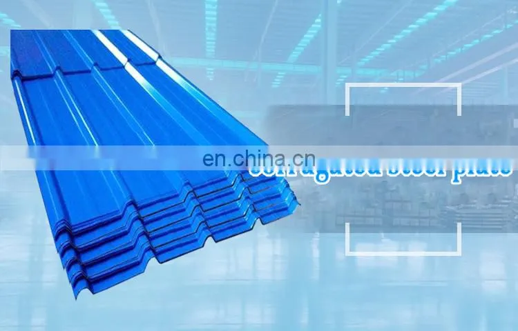 China Aluzinc corrugated roofing sheet color coated aluminum plate