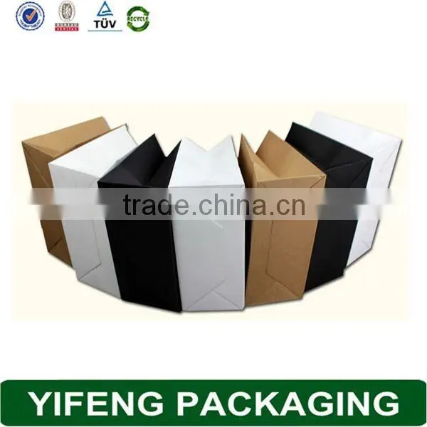 Customize Making Brown Shopping Bag Paper For Gift Packaging