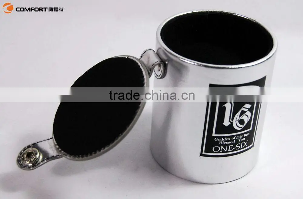 best quality lid leather dice cupcustom protein shaker