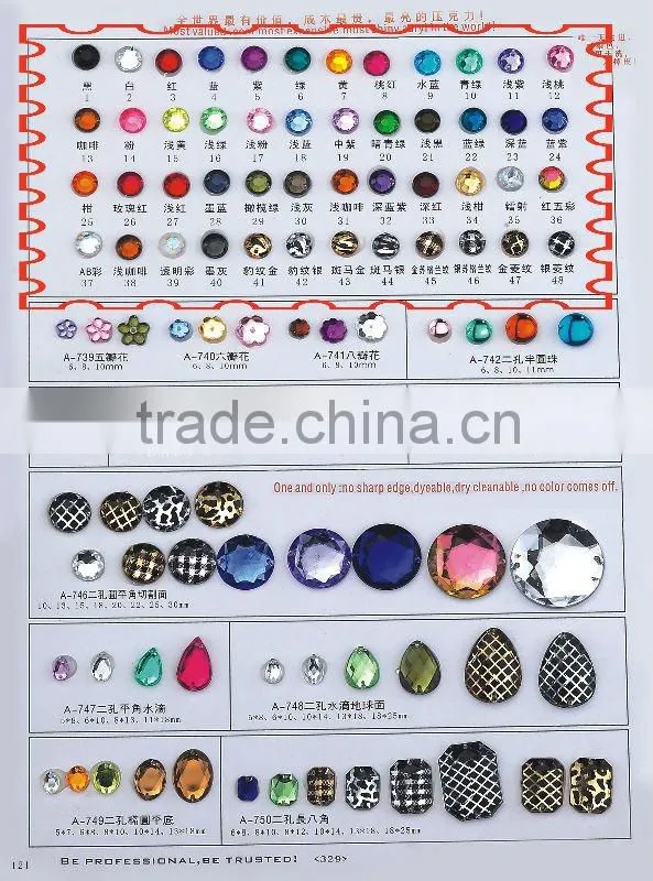 Beautiful square transparent Acrylic two hole buttons/Accessory