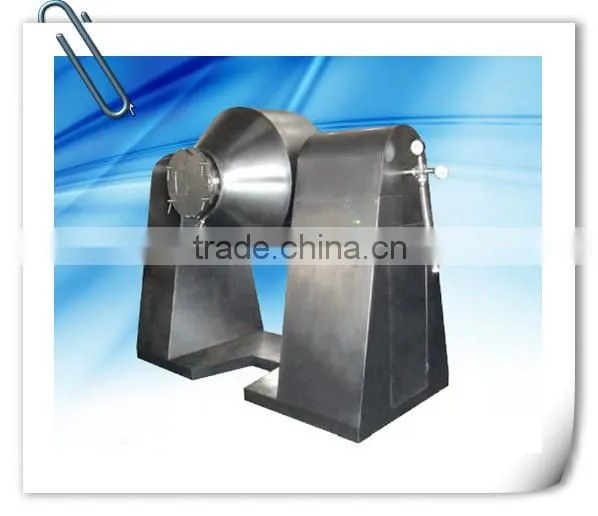 Hot high efficient double cone rotary industrial vacuum dryer for food powder