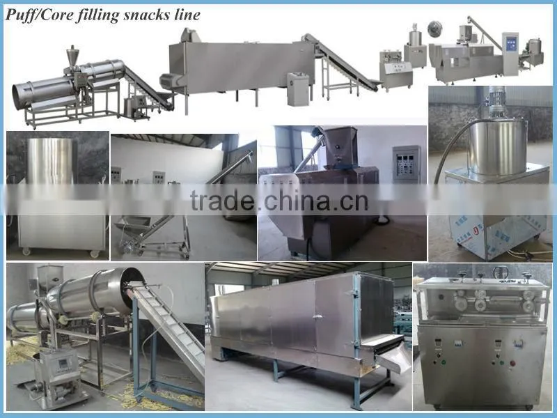Corn snacks cheese ball making machine